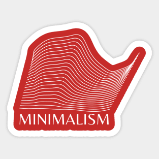 minimalism Sticker